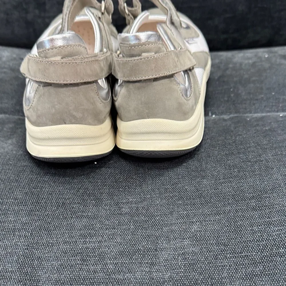 Mephisto Grey and White Mary Jane